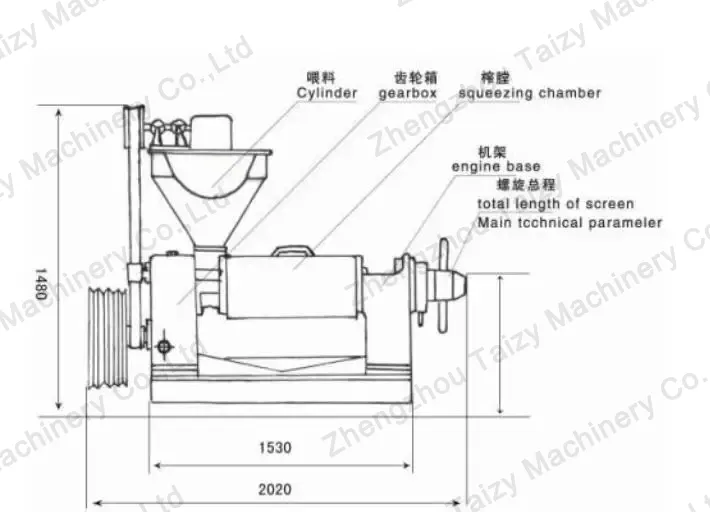 Automatic Oil Expeller Machine Structure