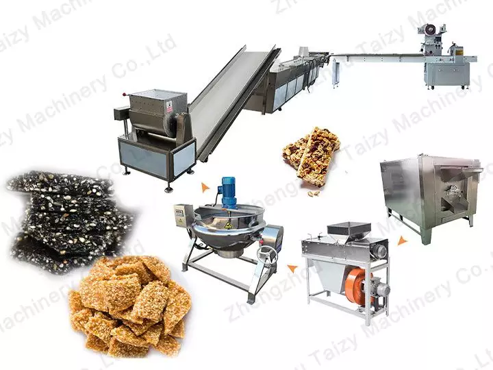 Peanut Cereal Bar Production Line | Peanut Brittle Making Machine